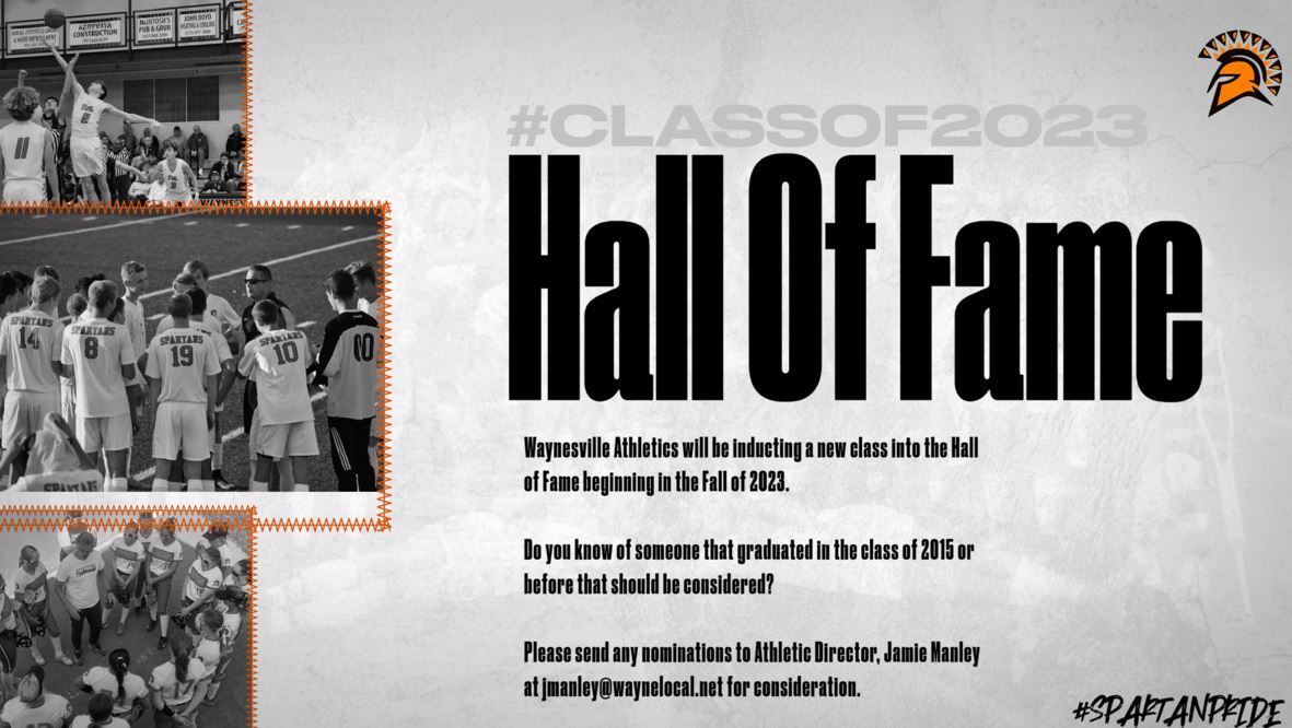 Class of 2023 Hall of Fame nominations poster